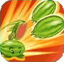 On the Melon Scatter ability icon (uses the same icon from Double Throw in the Chinese version of Plants vs. Zombies 2