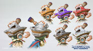 Concept model renders of the Ironclad Furnace customization (Plants vs. Zombies: Battle for Neighborville)