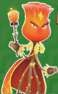 Fire Rose as she appears in the Stickerbook