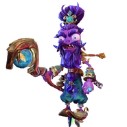 Wishbreaker, an exclusive costume for the Wizard awarded for completing the prize map