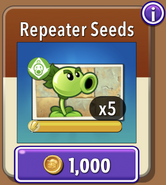 Repeater's seeds in the store (10.6.2)