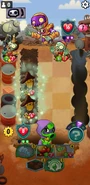 Two Evolved Tricorns with Double Strike on a lane