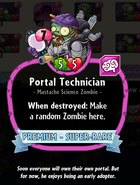 Portal Technician's statistics