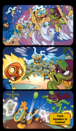 The second comic strip in the plant mission "Impfinity's Wild Ride"