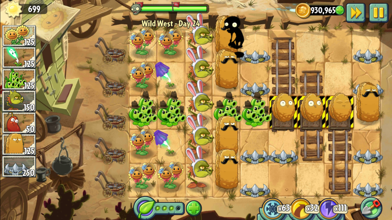 pvz 2 wild west day 23