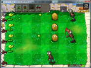 Gameplay of the game (Flag Zombie's flag is placed differently and Wall-nut was possibly going to be unlocked before Cherry Bomb), as well as the different designs for the Level Progress bar and Shovel button.