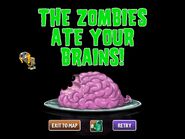 A Ra Zombie eating the player's brains