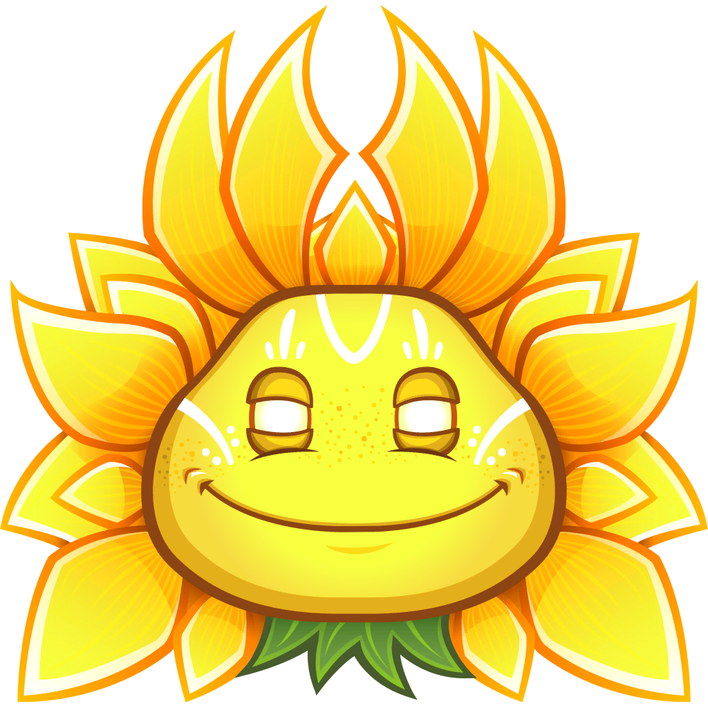 Sunflower (PvZ2) Magnet for Sale by DragonmasterDX