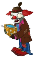 Early Concept from Rich Werner of a Zombie with a Clown Appearance