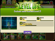 Enchant-mint reaching Level 2