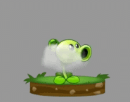 Watering animation of Fire Peashooter