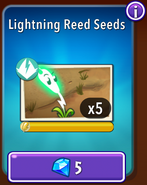 Lightning Reed's seeds in the store (10.9.1)