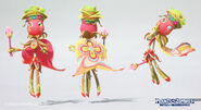 Concept model renders of the Peacedrop Petals skin (Plants vs. Zombies: Battle for Neighborville)