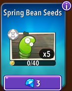 Spring Bean's seeds in the store (10.9.1)