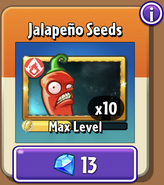 Jalapeno's seeds in the store (9.7.1, Special)