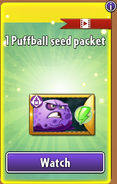 Free Puffball seed packet in the store