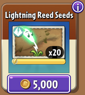 Lightning Reed's seeds in the store (9.7.1)