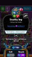 Stealthy Imp's statistics