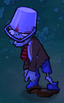 Frozen Buckethead Zombie