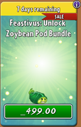 Zoybean Pod's bundle in the store (Promoted, Feastivus)