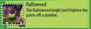 Halloweed's stickerbook description