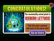 Iceberg Lettuce in an advertisement of Costume Contest