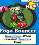 The player receiving Pogo Bouncer from a Premium Pack