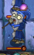 Wizard Zombie about to attack