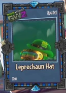 The Leprechaun Hat from 2017 Luck o’ the Zombie event, can be used on any customizable character