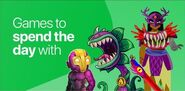Chompzilla in an advertisement in the App Store