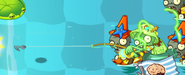 A glowing Fisherman Zombie