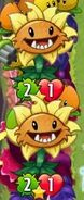 Two Primal Sunflowers in Pair Pearadise due to its ability