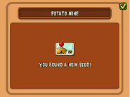 Player got Potato Mine in Java version