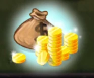 1500 coin money bag