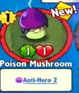 The player receiving Poison Mushroom from a Premium Pack