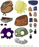 Imp Monk Zombie's assets and sprites