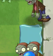 Announcer Imp on the shallow puddle (aniamed)