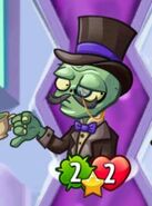 Gentleman Zombie on an aquatic lane