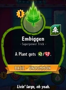 Embiggen's statistics