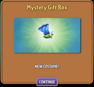 Unlocking Moonflower's costume via Mystery Gift Box