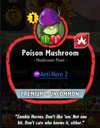 Poison Mushroom's statistics