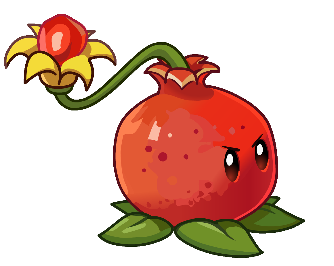 Plants Vs Zombies 2 Online ⇒ Pomegranate, Bruce Bamboo and Carrot