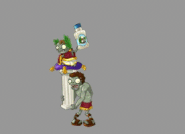 Death animation of Roman Caesar Zombie in phase 1 & 2