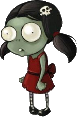 An unused Female-Child Zombie