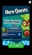 Grass Knuckles in an ad for Hero Quests