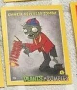 Chinese New Year Zombie on a Stop Zombie Mouth! card