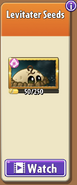 Levitater's seed packets in the store (Free)