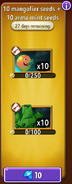 Mangofier's piñata in the store