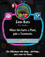 Zom-Bats' old statistics