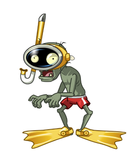 Snorkel Zombie (Plants vs. Zombies), Plants vs. Zombies Wiki